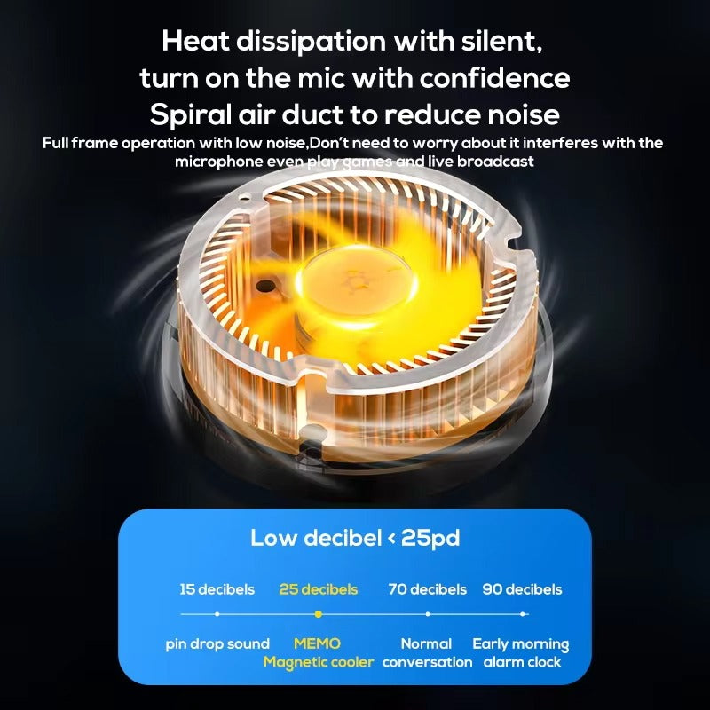 Orignal Memo CX07 Cooling Fan Magnetic Cooling Fan High Quality